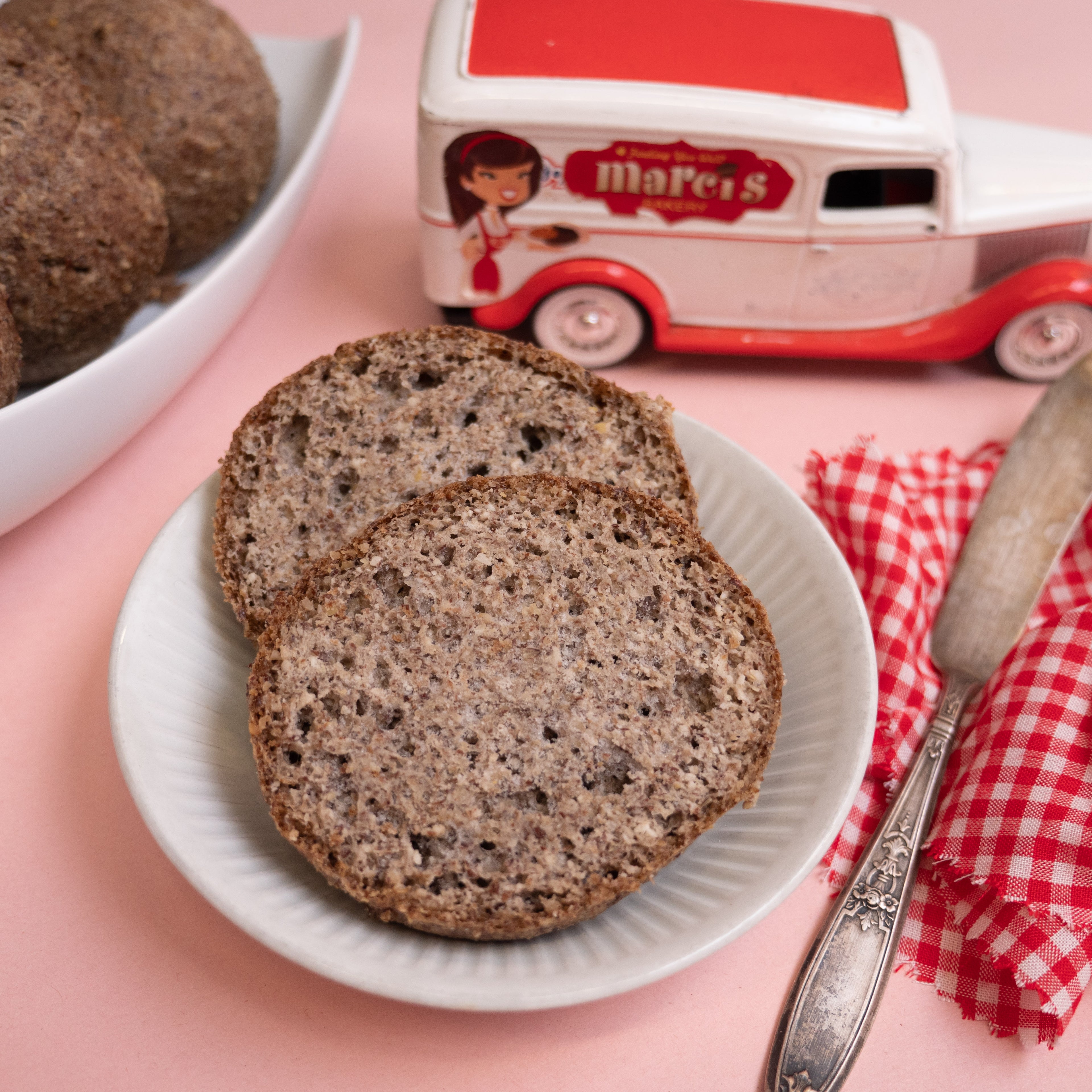 Bread: Keto, Low Carb, Sugar-Free Nun-Buns (4 Pack)