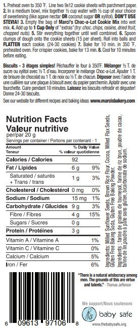 Choc-A-Lot Cookies Mix | Marci's Bakery - 100% Vegan & Gluten-Free