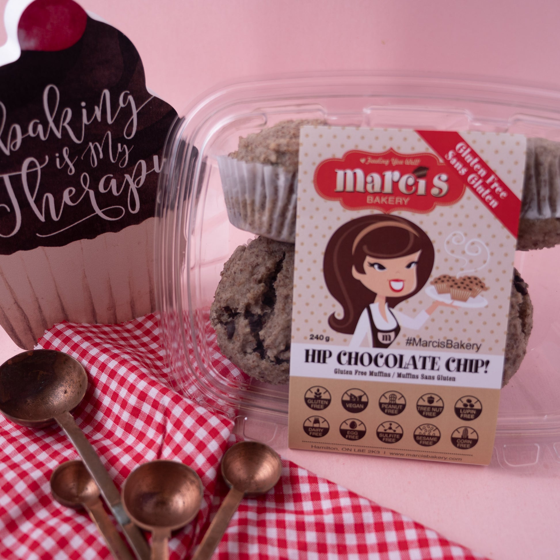Muffins: Hip Chocolate Chip (Qty 8)