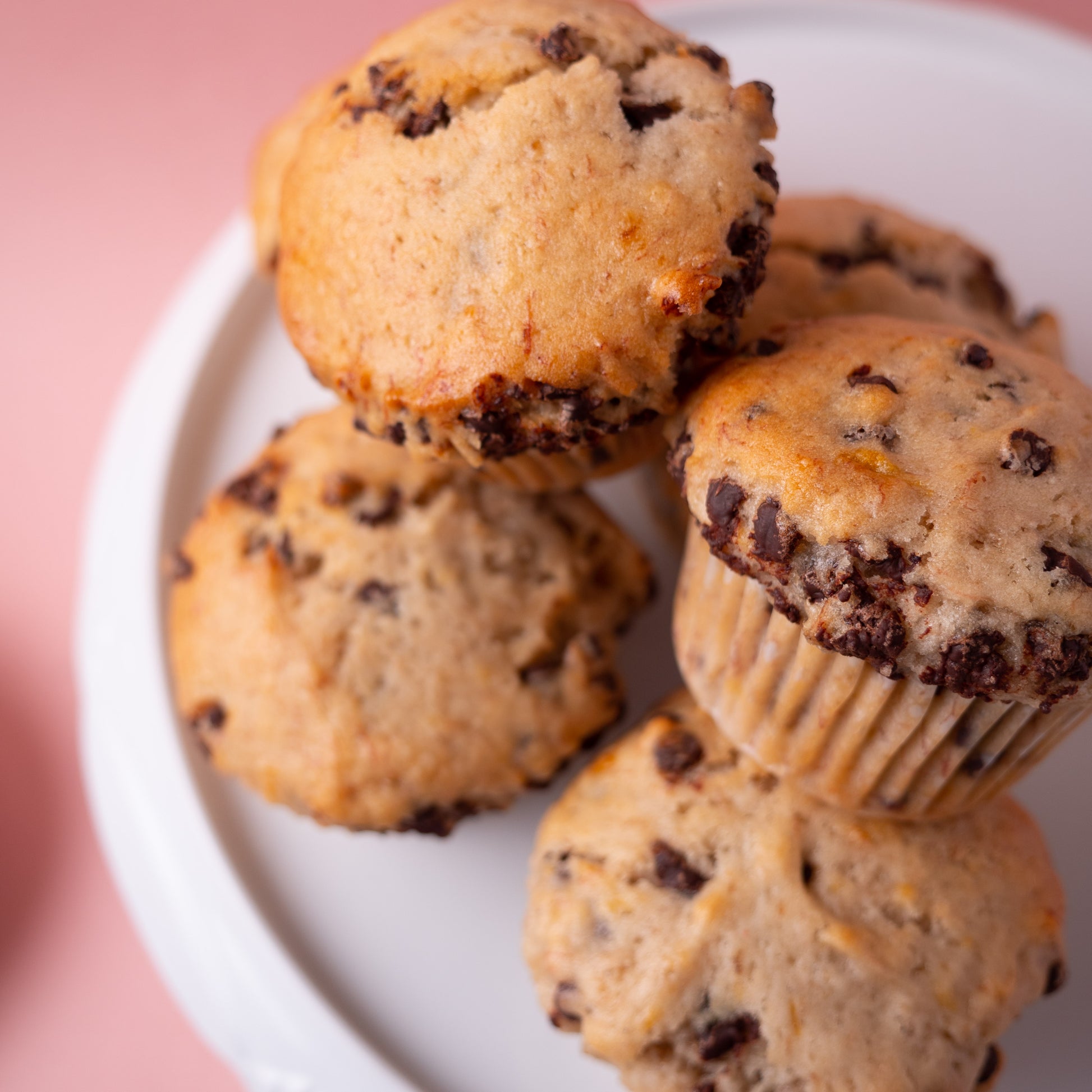 Muffins: Banana Chocolate Chip (Qty 6)