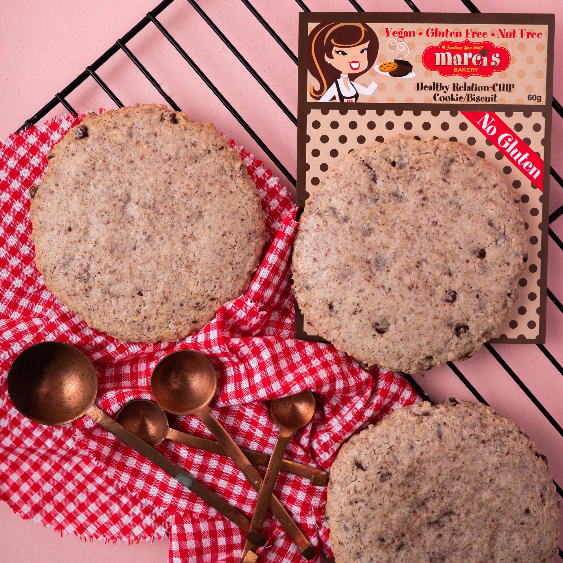 Cookies: Healthy Chocolate Chip Cookies (Qty 6)