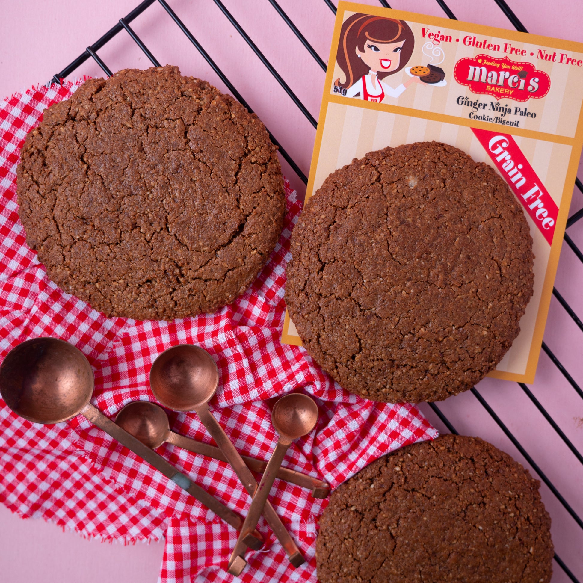 Cookies: Ginger Ninja Cookies (Qty 6)
