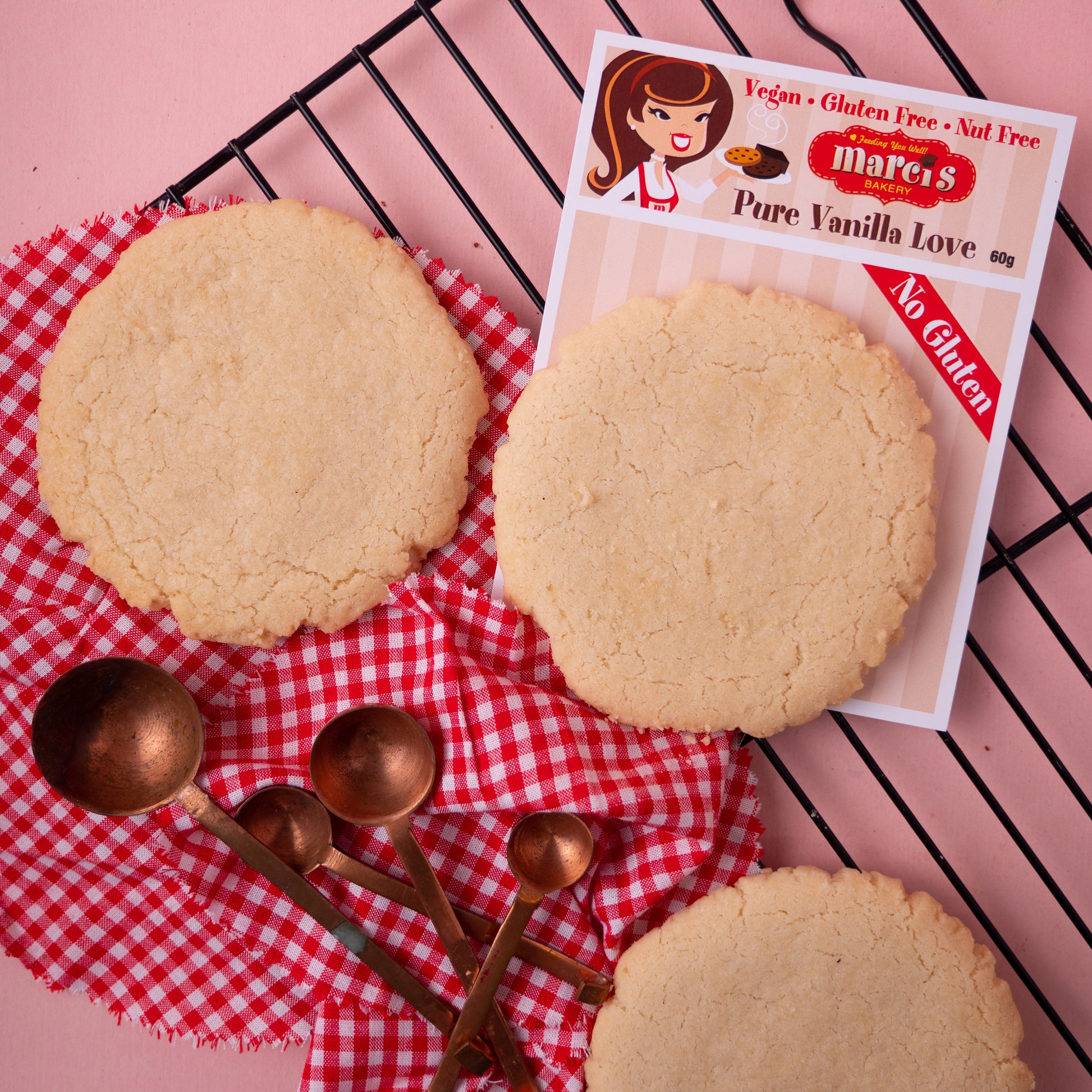 Cookies: Vanilla Shortbread Cookies (Qty 6)