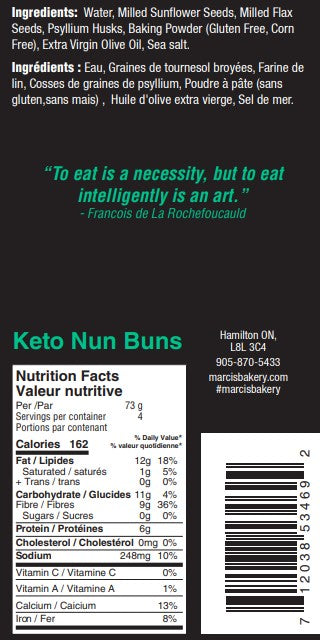 Keto Fun Buns | Marci's Bakery - 100% Vegan & Gluten-Free